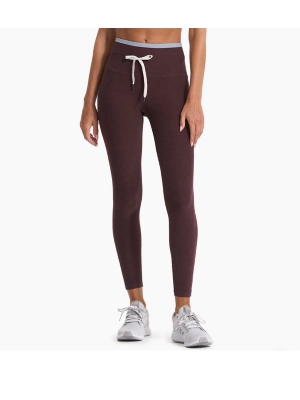 Vuori  medium Leggings in chestnut heather maroon